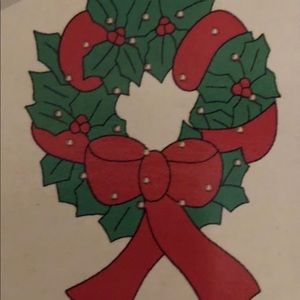 Electric Lighted (50 Lights) Christmas Flag